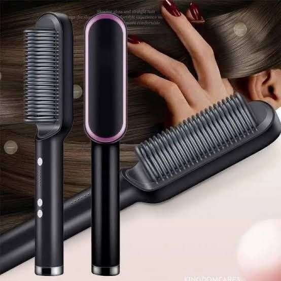 2 In 1 Hair Straightener Brush