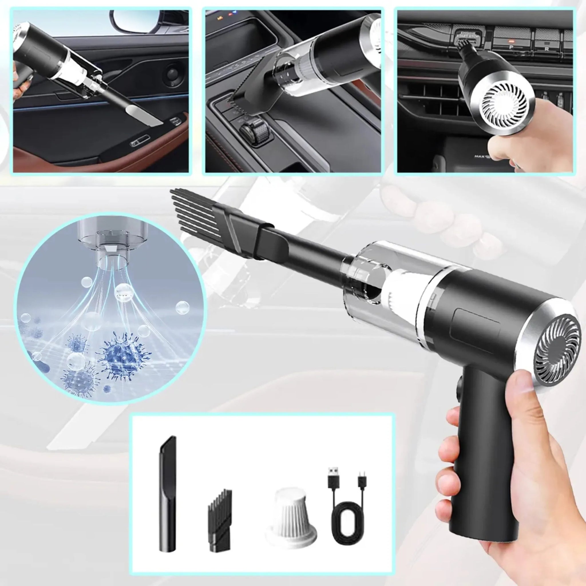 3 in 1 Mini Portable Vacuum Cleaner