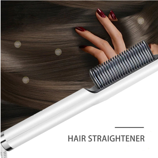 2 In 1 Hair Straightener Brush