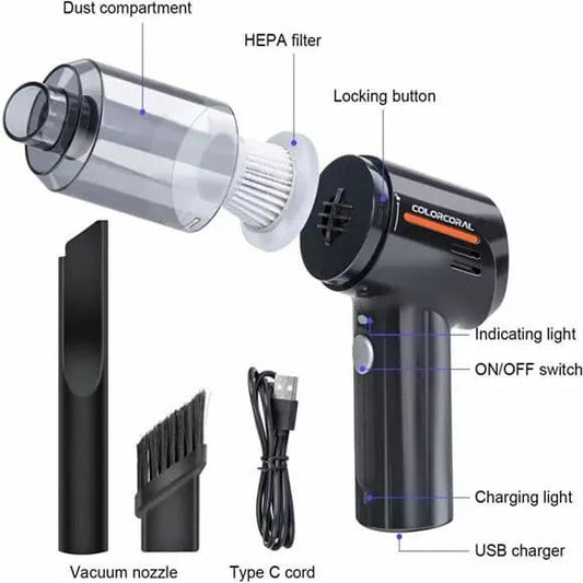 3 in 1 Mini Portable Vacuum Cleaner