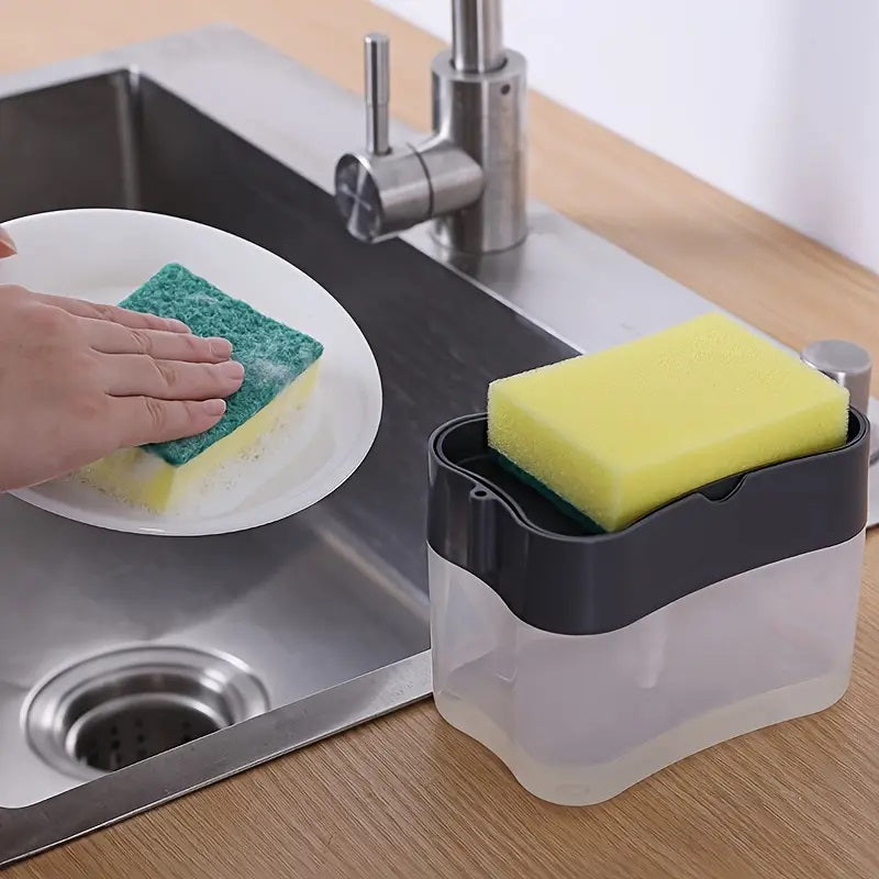 2 in 1 Soap Dispenser Push-Out Liquid Dispenser