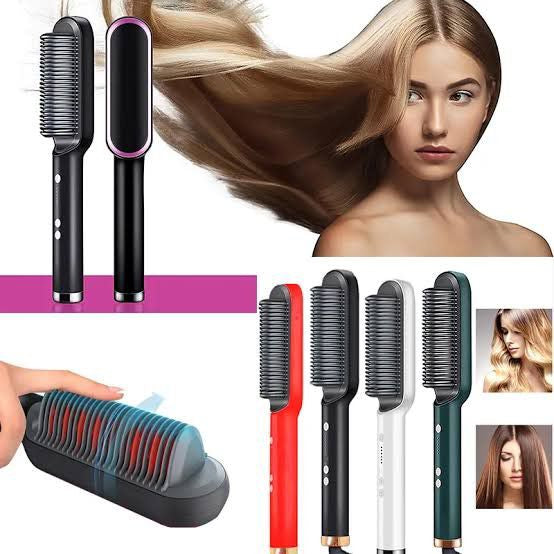 2 In 1 Hair Straightener Brush